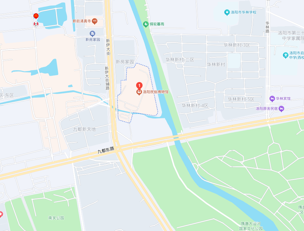 洛阳民俗博物馆位置.png